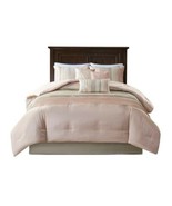 Madison Park Polyester Pieced Pleated 7 Pcs Comforter Set MP10-6722 - $190.14 CAD