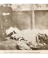 1904 Police Identify Dead Bodies Chicago Iroquois Theater Fire Disaster ... - $39.99