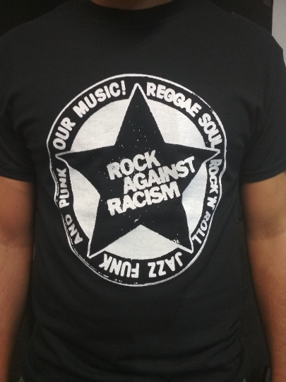 Rock Against Racism - punk shirt - punk rock  - antiracist shirt -punk t-shirt