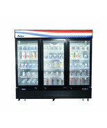 ATOSA MCF8724GR 3 THREE DOOR GLASS SODA DISPLAY COOLER REFRIGERATOR FREE... - $7,063.30 CAD