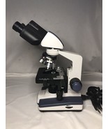 AMscope Microscope 4X 100X 40X 10X Objectives Moving Platform Electrical... - $109.25