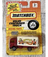 Vintage Matchbox 1991 Volvo Container Truck Red BIG TOP CIRCUS Die-cast ... - £4.44 GBP