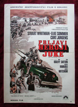 1970 Original Movie Poster The Invincible Six Stuart Whitman Elke Sommer Jürgen - £44.63 GBP