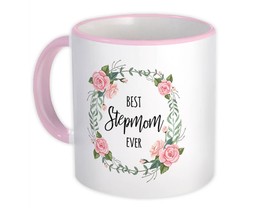 Best STEPMOM Ever : Gift Mug Flowers Floral Family Birthday Mother Mom - £12.68 GBP