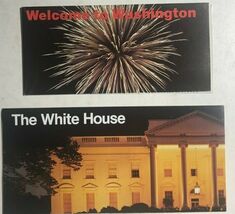 (2) WHITE HOUSE &amp; WASHINGTON D.C. fold-open brochures - $14.84