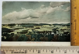 Antique 1908 RPPC POSTCARD Landscape View PATTENBURG NJ Bird&#39;s Eye View A7 - $6.75