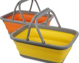 Tiawudi 2 Pack Collapsible Sink With 2 Gal. / 8 Gal. Each Wash Basin, An... - £24.95 GBP
