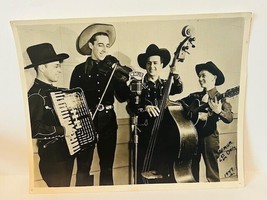 Cowboy SIGNED Western 10X8 Swingbillies Photo WMUR 1947 Band Duke countr... - $39.55