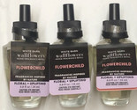BATH AND BODY WORKS X 3 FLOWERCHILD Wallflower Refill Bulbs Flower child - $24.94