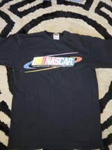 Nascar American Motorsports  black T-Shirt XL NASCAR All Over Print - £13.77 GBP