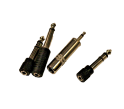 4PCS HEADPHONE ADAPTERS / PHONO PLUGS AND ADAPTERS A - $10.13