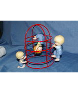 Enesco COUNTRY COUSINS Katie, Scooter and Skip Playing on Jungle Gym - $34.26 CAD