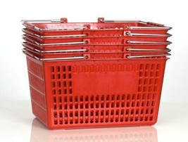 Shopping Basket Set set of 5 pieces red - £42.57 GBP