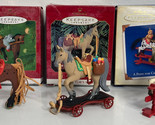 3 Pony for Christmas Hallmark Keepsake Ornaments Lot 1999, 2001, &amp; 2005 ... - £11.78 GBP