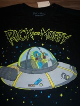 Rick &amp; Morty Spaceship Cartoon Network Adult Swim T-Shirt Mens Medium New w/ Tag - £15.82 GBP