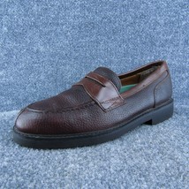 Nunn Bush Penny Women Loafer Shoes Brown Leather Slip On Size 9 Medium - £19.44 GBP