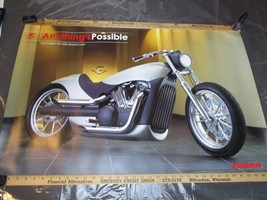 Vintage Poster Cobra VN1600 StrataCruiser Harley Davidson Motorcycle Custom - £23.73 GBP