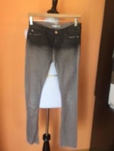 EACH x OTHER slim Gray Distressed Jeans SZ 27 Retail $245 EUC - £34.19 GBP