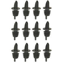 Tablecraft Free Flow Pourers, Black, 12-Pack - £10.58 GBP