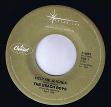 Beach Boys Help Me Rhonda 45 rpm Do You Wanna Dance Canadian Pressing - £3.89 GBP