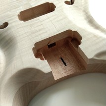 Double F Hole Standard Electric Guitar,Maple Veneer Top Body No Paint  S... - $219.00