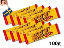 8 bars of Cloetta Kexchoklad Biscuit chocolate 100g (3.52 oz), milk choc... - $39.90