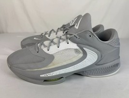 Nike Zoom Freak 4 TB Wolf Grey White Athletic Basketball Shoes Giannis Men’s 14 - £39.22 GBP