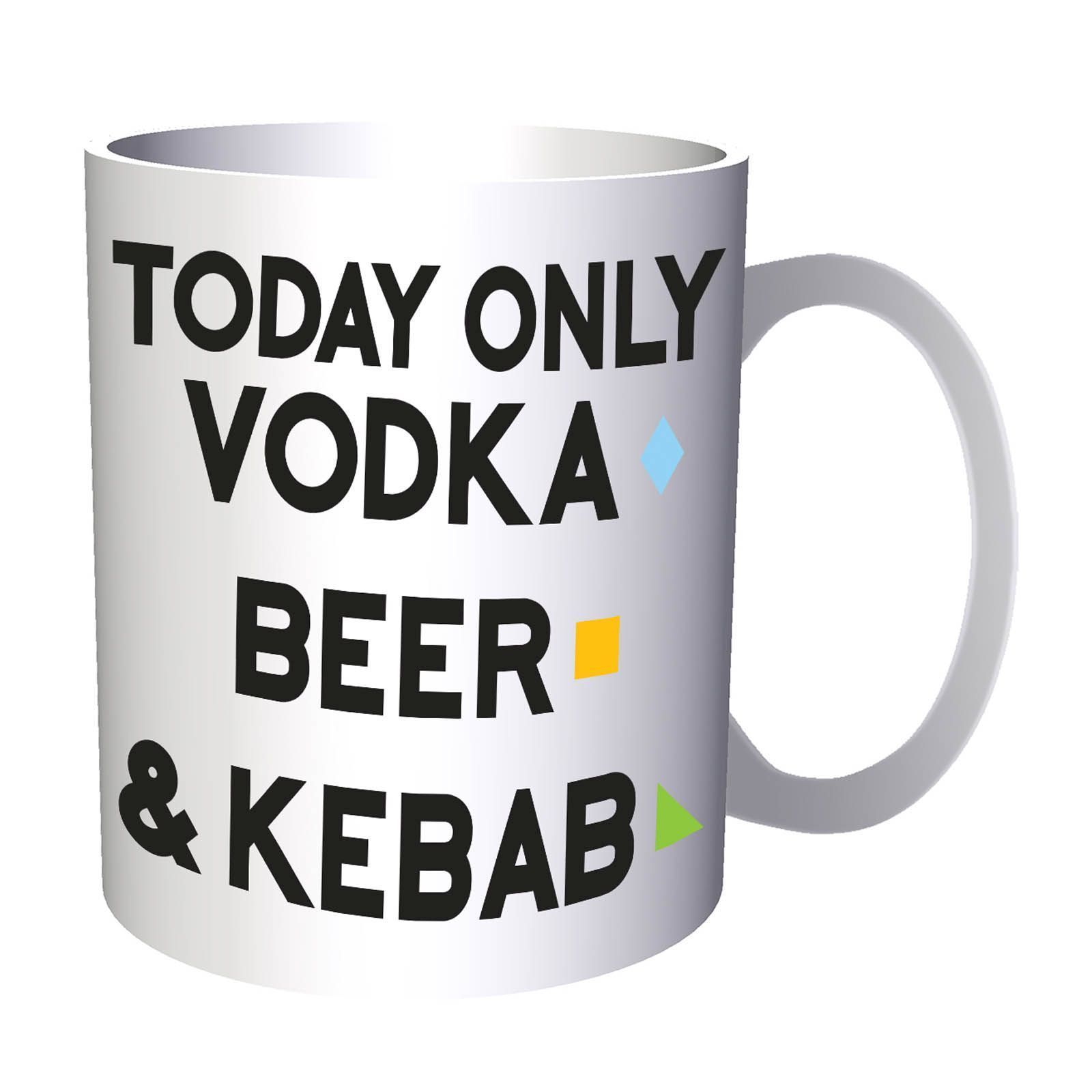 today vodka beer and kebab 11oz Mug cc751 - $11.98