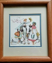 Set of Three (3) ~ Norman Rockwell ~ 8&quot; x 9&quot; Matted Framed Prints ~ Wood... - £23.47 GBP
