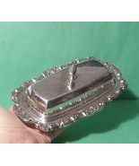 Poole Silver butter plate silverplated Lancaster Rose  - $48.45