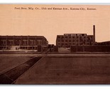 Peet Bros.Sapone Produzione Pianta Kansas Città Kansas Ks DB Cartolina Y16 - $22.70