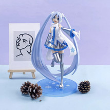 8.6&quot; inch VOCALOID Hatsune Snow Miku PVC Action Figure Figurine Toys Gif... - $13.89 CAD