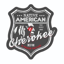 Native American Cherokee Nation  Sticker Decal Bumper Sticker - £2.82 GBP