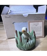 Franklin Mint Woodlands Surprises 1984 DUCK Porcelain Figurine - £11.23 GBP