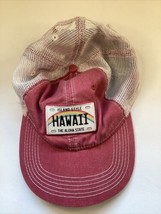 Hawaii Hat Cap Strapback Trucker Red License Plate Island Style Aloha State Logo - £10.08 GBP