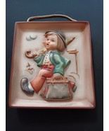 M. I. HUMMEL #92 &quot;MERRY WANDERER&quot; WALL HANGING PLAQUE 4.5&quot;x5&quot; TMK3 VINTAGE - $49.49