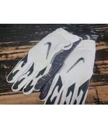 Nike Vapor Jet White/Gray Receiver Grip Football Gloves Men size 3XL XXXL - €36,29 EUR