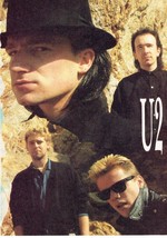 U2 teen magazine pinups clipping Tiger Beat Teen Beat Rockline 2 Pinups - £2.74 GBP