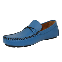Men's Driving Shoes GENIO Turkey Casual Dress Genuine Leather 120747871 Blue image 3