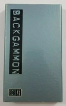 Backgammon Lagoon Games Travel Board Brushed Aluminum 2003 Collectible - $37.39