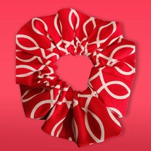Red and White Striped Scrunchie - $9.99