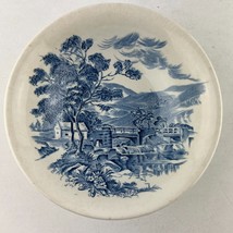 Wedgwood Countryside Soup Bowl Blue Tunstall Tree House Landscape Scener... - $10.88