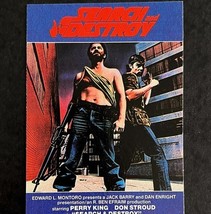 Search And Destroy Beta Max Rare Vintage VHS XL Cut Box Action 1983 VHSBX13 - $19.99