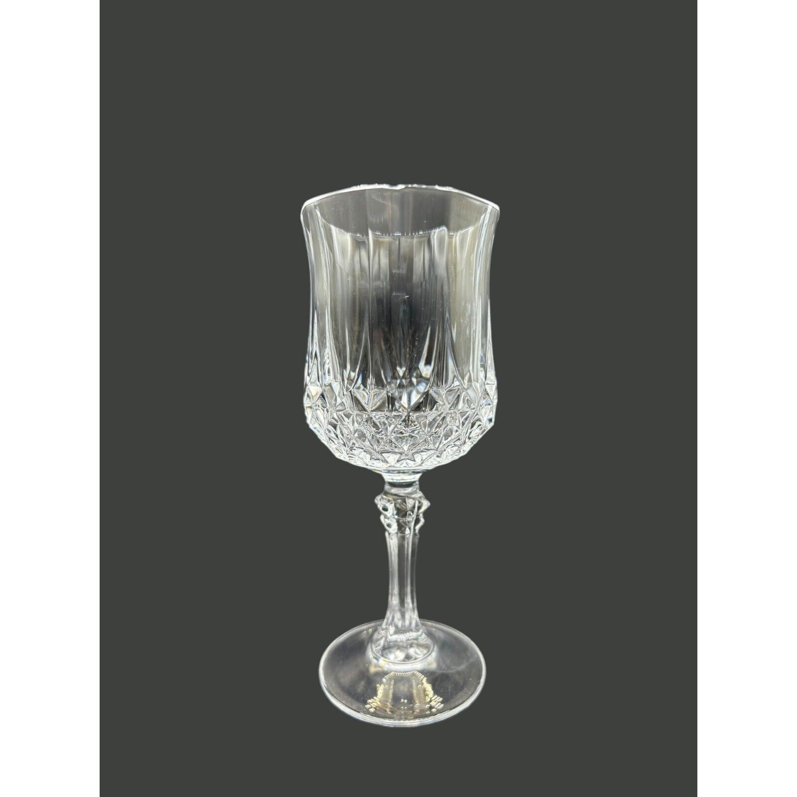Longchamp Cristal D&#39;Arques Durand Wine Glass Crystal Stemware - $14.75