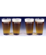 SET OF 4  ✭ Dallas Cowboys Craft Beer Pint Etched Glasses ✭ - $49.39 CAD