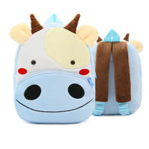 Anykidz 3D Light Blue Cows Kids School Backpack Cute Cartoon Animal Style Childr - £32.69 GBP