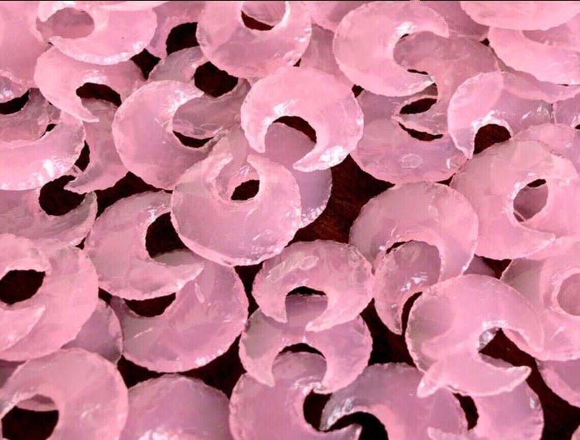 Bulk Wholesale Rose Quartz Moon, Star &amp; Pentacle Necklaces – Crystals &amp; ... - $19.80+