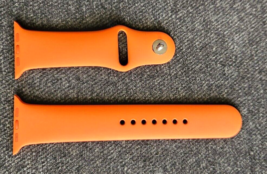 Hermes Apple Watch Band Orange Sport Band M/L 42mm Good Condition - £135.71 GBP