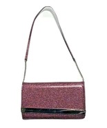 NEW No Boundaries Bar Clutch Wallet Purse with Chain Strap Pink Sparkle ... - $17.58 CAD