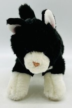 Animal Alley Toys R Us Black White Cat Kitty Plush Stuffed Animal 10 inch Tuxedo - £12.56 GBP